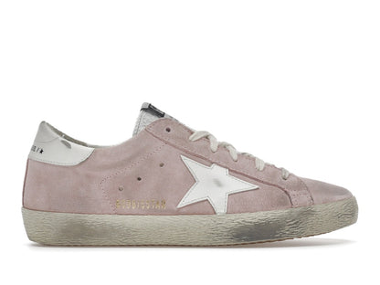 Golden Goose Super Star Pink Suede White