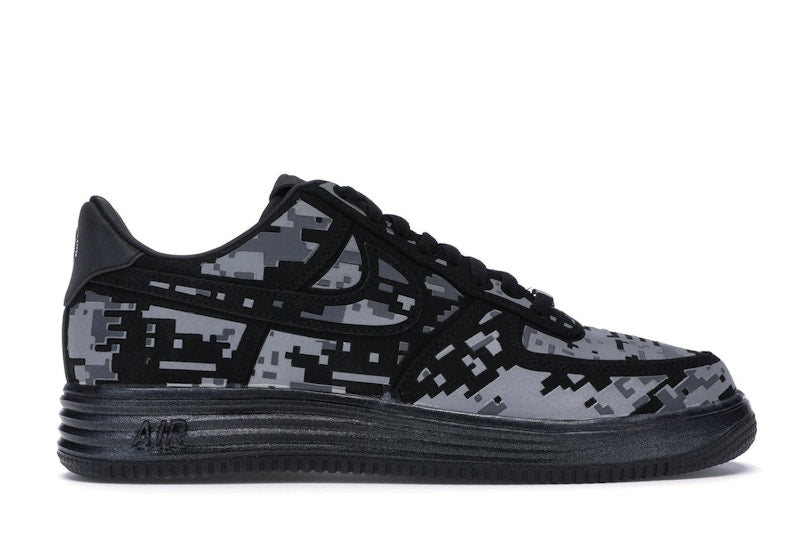 Nike Lunar Force 1 Low Digi Camo Black