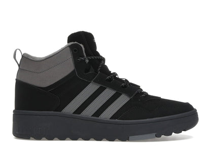 adidas Hoops 4.0 Mid Black Grey Four