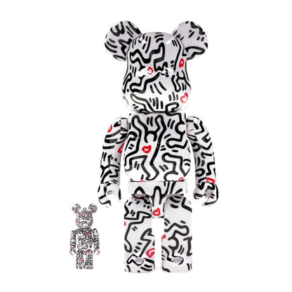 Bearbrick Keith Haring #8 100% & 400% Set