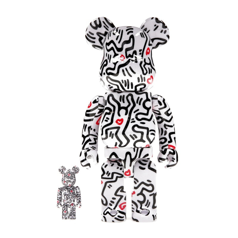 Bearbrick Keith Haring #8 100% & 400% Set