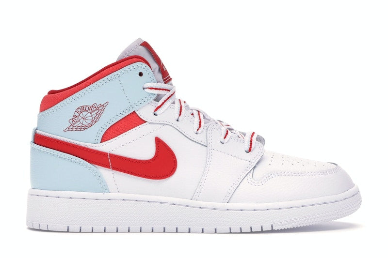 Jordan 1 Mid White Topaz Mist (GS)