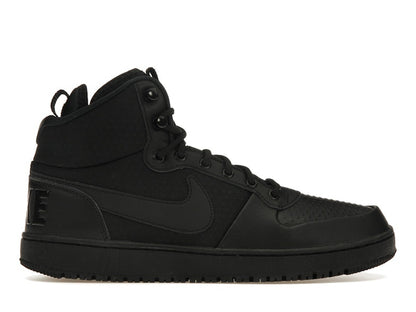 Nike Court Borough Mid Winter Triple Black