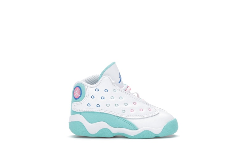 Jordan 13 Retro White Soar Green Pink (TD)