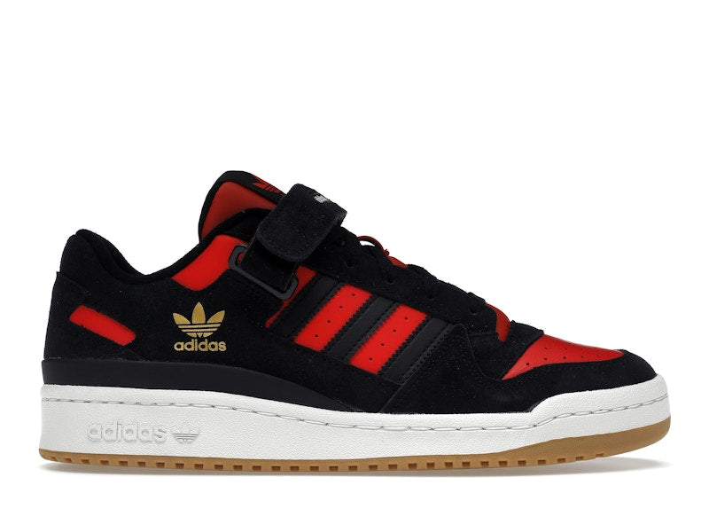 adidas Forum Low Core Black Core Black Vivid Red