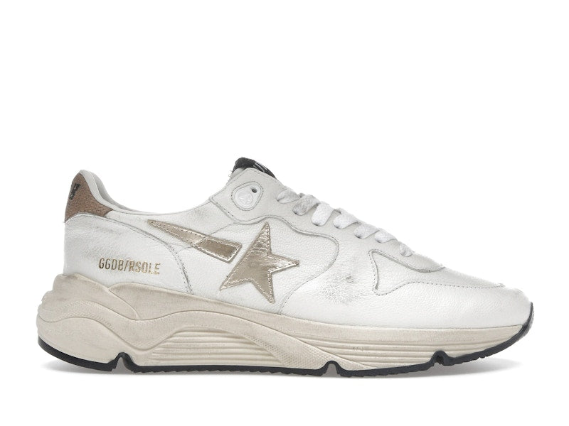 Golden Goose Running Sole White Gold (Women's)