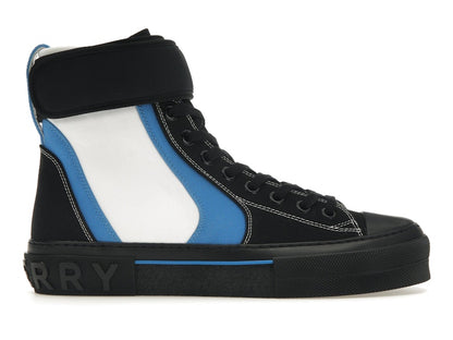 Burberry Sub High-Top Laced-Up Trainer Black Blue White