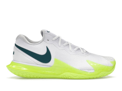 Nike Court Zoom Vapor Cage 4 Rafa White Volt Geode Teal
