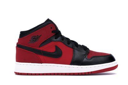 Jordan 1 Mid Gym Red Black (GS)