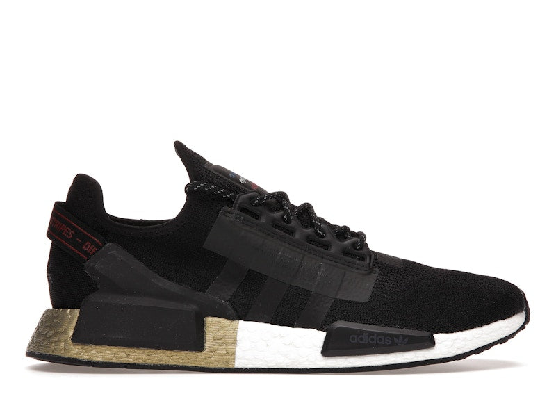 adidas NMD V2 Core Black Gold Metallic
