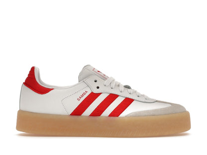 adidas Sambae White Better Scarlet Gum (Women's)