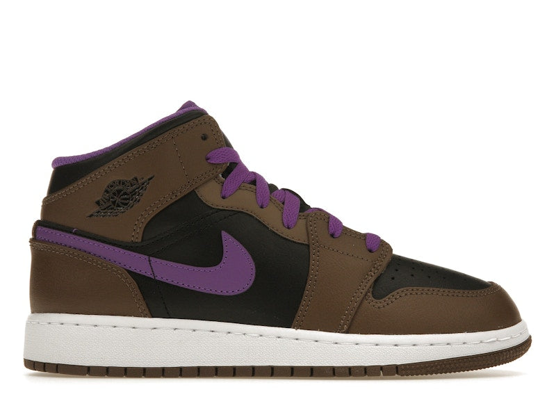 Jordan 1 Mid Purple Mocha (GS)