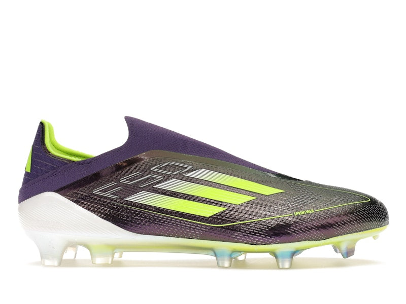 adidas Laceless F50 Elite Fast Reborn FG Purple Lucid Lemon