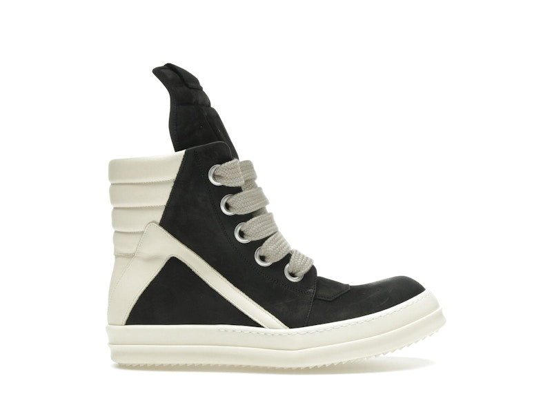 Rick Owens Geobasket Jumbo Lace High Black Milk (Women's)