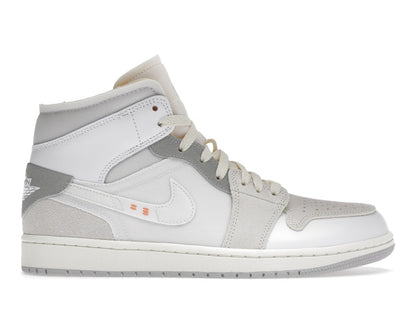 Jordan 1 Mid SE Craft Inside Out White Grey