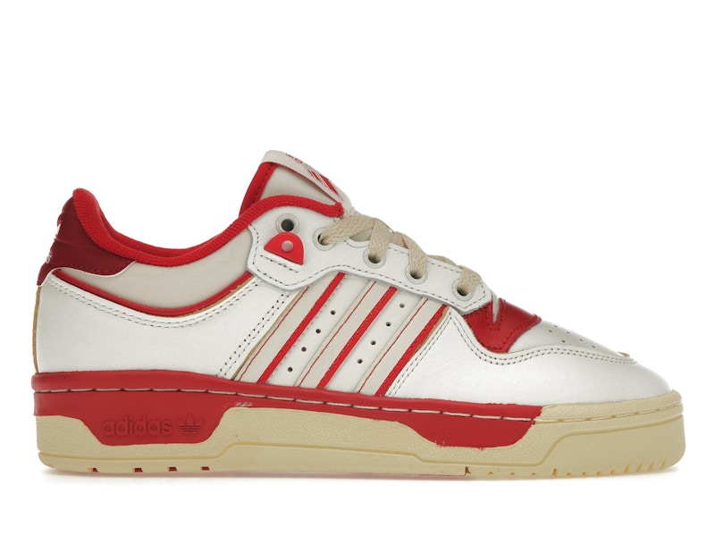adidas Rivalry Low 86 Core White Off White Team Power Red