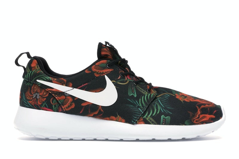 Nike Roshe Run Floral Print Total Orange