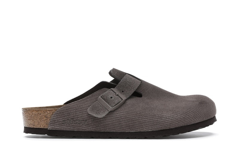 Birkenstock Boston Clogs Stussy Anthracite