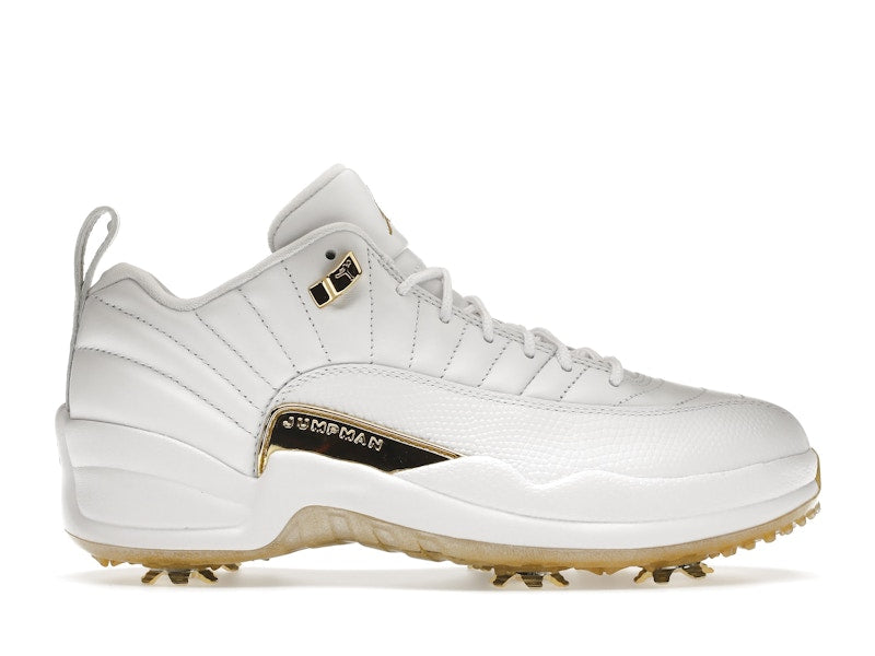 Jordan 12 Golf Metallic Gold
