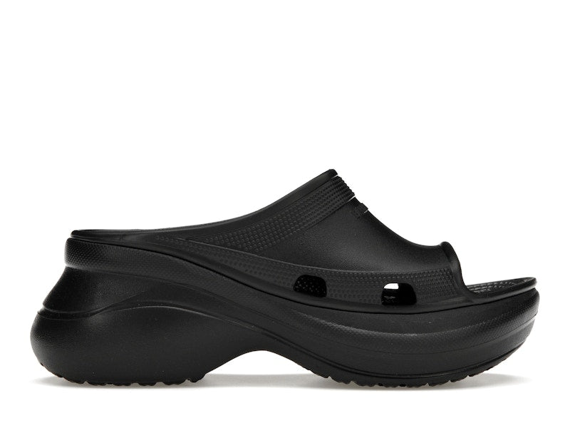 Balenciaga x Crocs Pool Slide Sandals Black (Women's)