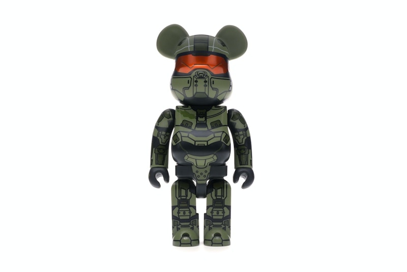 Bearbrick Halo Master Chief 400% Green