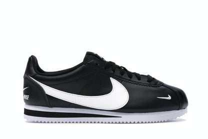 Nike Classic Cortez Mini Swoosh Black White