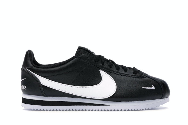 Nike Classic Cortez Mini Swoosh Black White