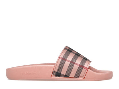 Burberry Furley Slides Vintage Check Pink (Women's)