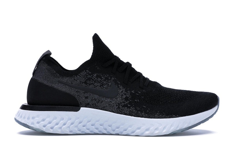 Nike Epic React Flyknit Black Dark Grey