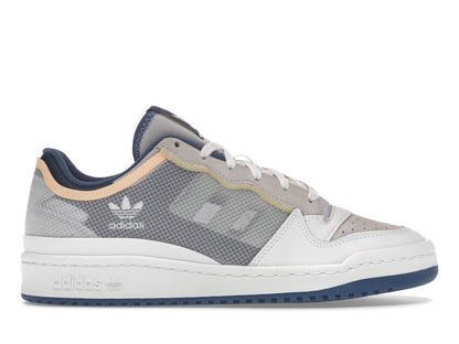 adidas Forum Low TT Cloud White Acid Orange Crew Blue