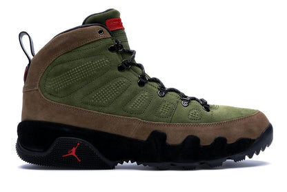Jordan 9 Retro Boot NRG Military Brown Legion Green