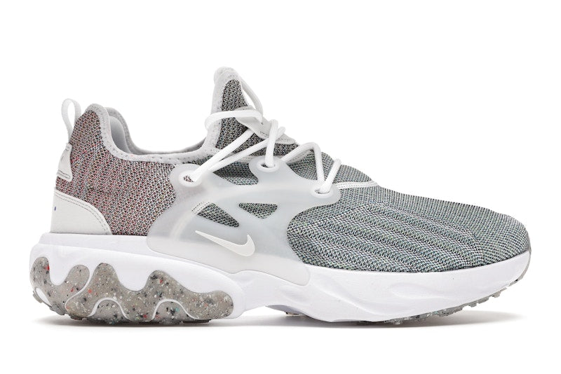 Nike React Presto Flyknit Multi White