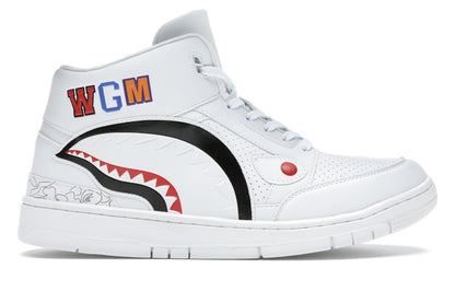 A Bathing Ape Cloud Sta Shark White