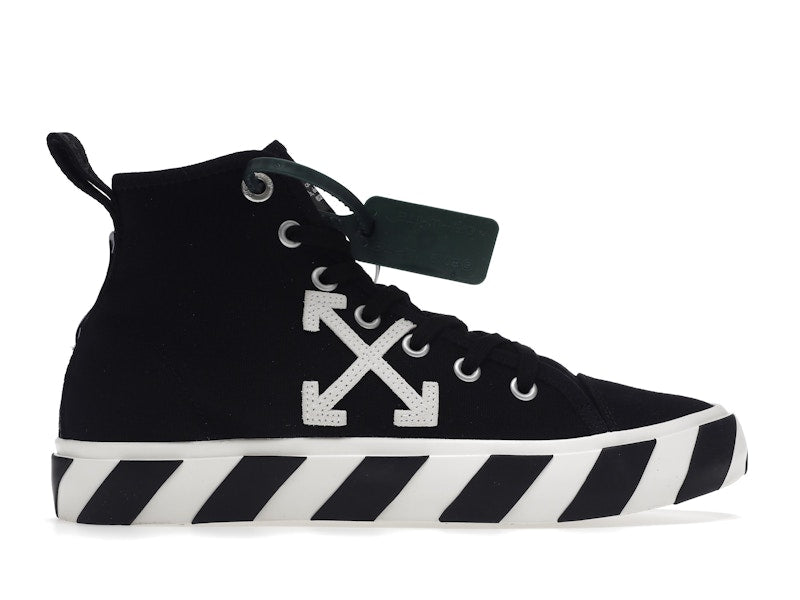 OFF-WHITE Vulc Mid Canvas Black White
