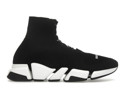 Balenciaga Speed 2.0 Lace Up Black White