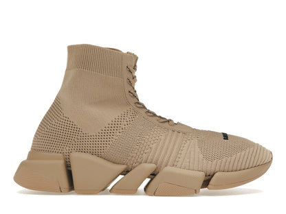 Balenciaga Speed 2.0 Lace Up Beige