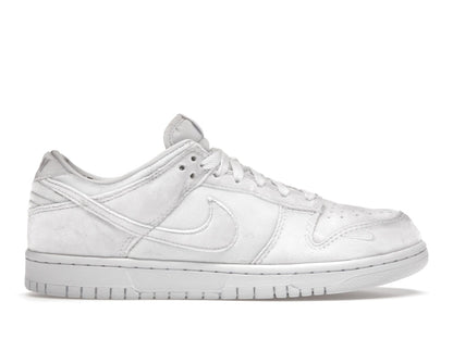 Nike Dunk Low Dover Street Market Triple White Velvet