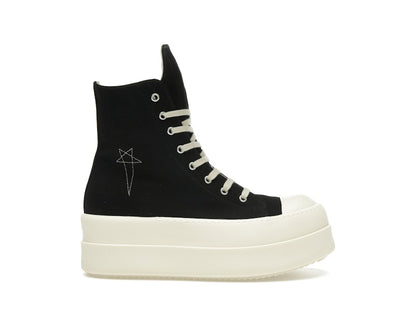 Rick Owens Hollywood DRKSHDW Double Bumper High Black Pearl Milk (Women's)