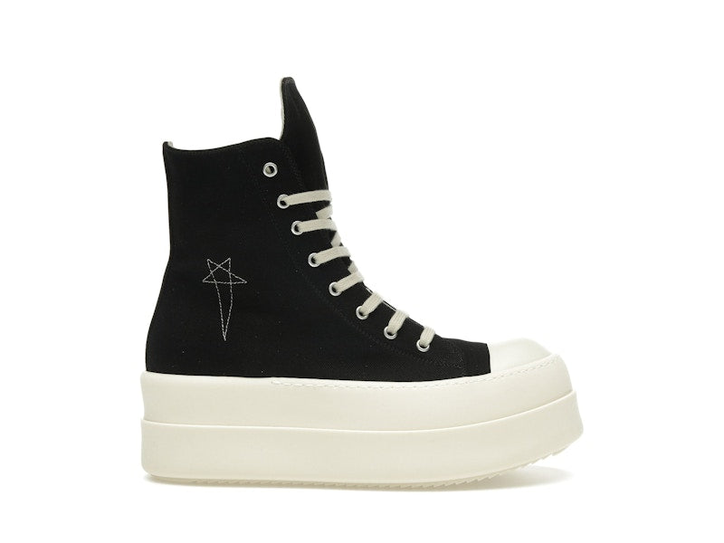 Rick Owens Hollywood DRKSHDW Double Bumper High Black Pearl Milk (Women's)