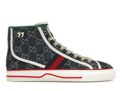 Gucci Tennis 1977 High Top Denim GG Print (Women's)