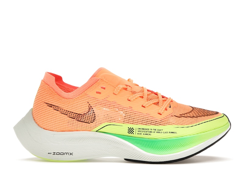 Nike ZoomX Vaporfly Next% 2 Peach Cream Green Shock (Women's)
