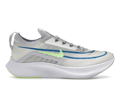 Nike Zoom Fly 4 Summit White Imperial Blue Lime Glow
