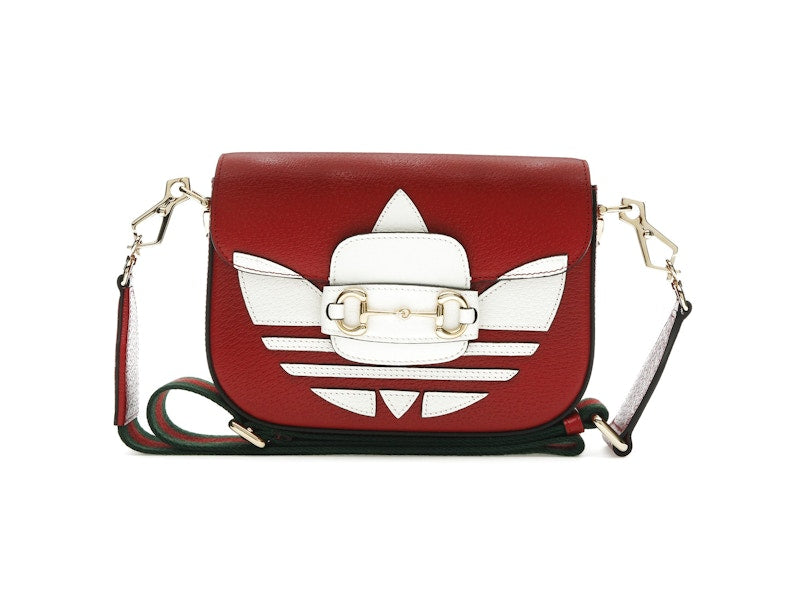 Gucci x adidas Horsebit 1955 Shoulder Bag Red