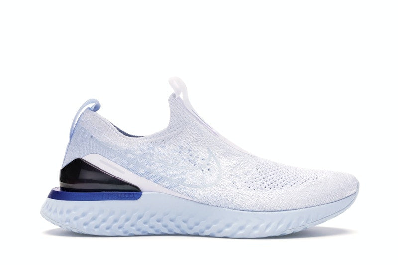 Nike Epic Phantom React Flyknit White Hydrogen Blue (Women's)