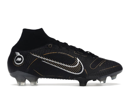 Nike Mercurial Superfly 8 FG Black Metallic Silver Gold