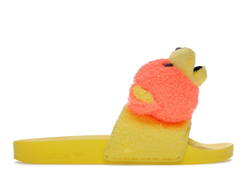 adidas JS Adilette Jeremy Scott Teddy Yellow