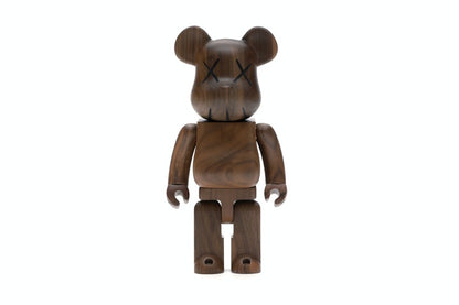 Bearbrick WORLD WIDE TOUR KAWS (Karimoku Wood) 400% Wood