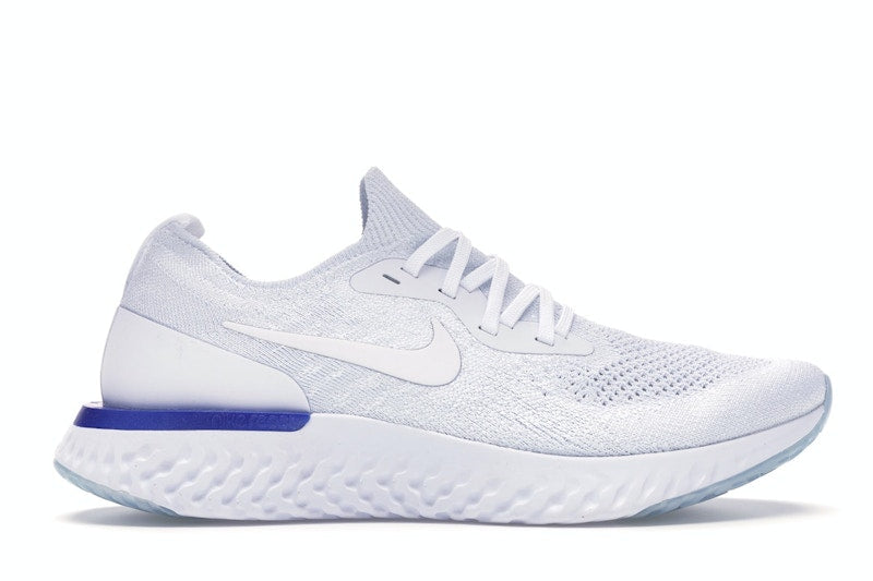 Nike Epic React Flyknit White Racer Blue (Women's)