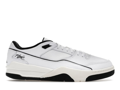 Jordan Flight Court White Sail Black