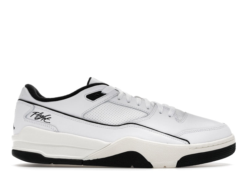 Jordan Flight Court White Sail Black